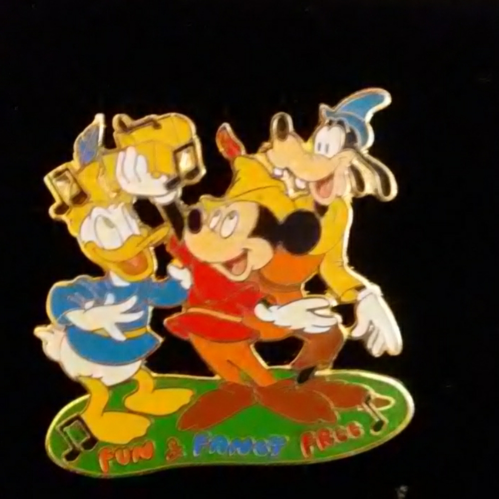 Disney pin. Made in China.